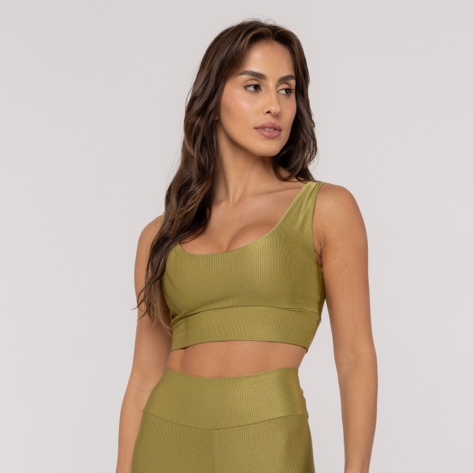 Top Camiseta Pistache Wonder