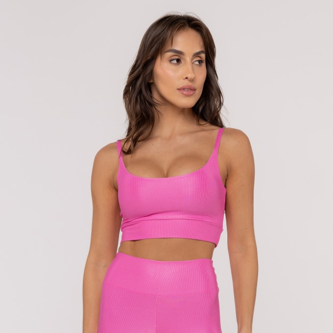 Top Wonder Embutido Rosa Chiclete