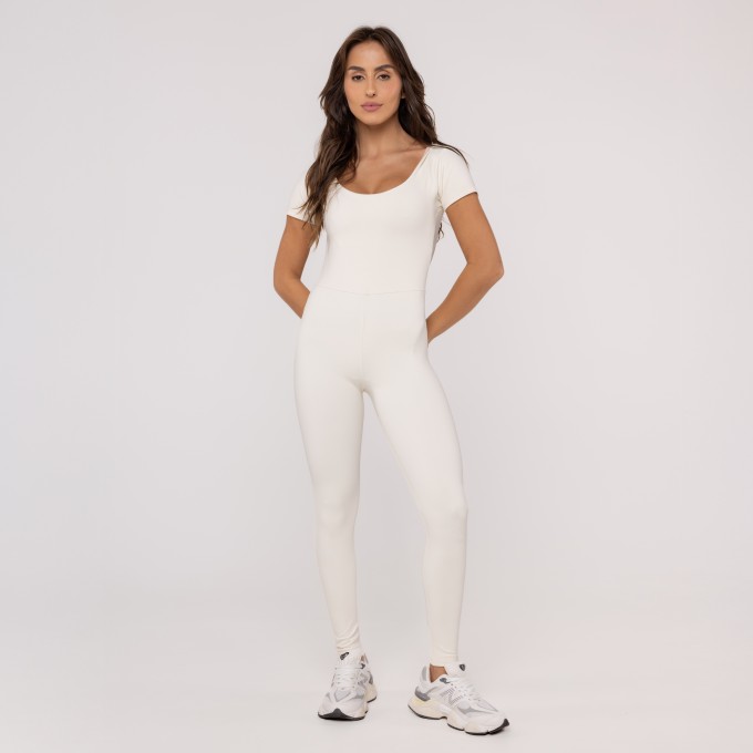 Macacão Manga Curta Off White Athletic