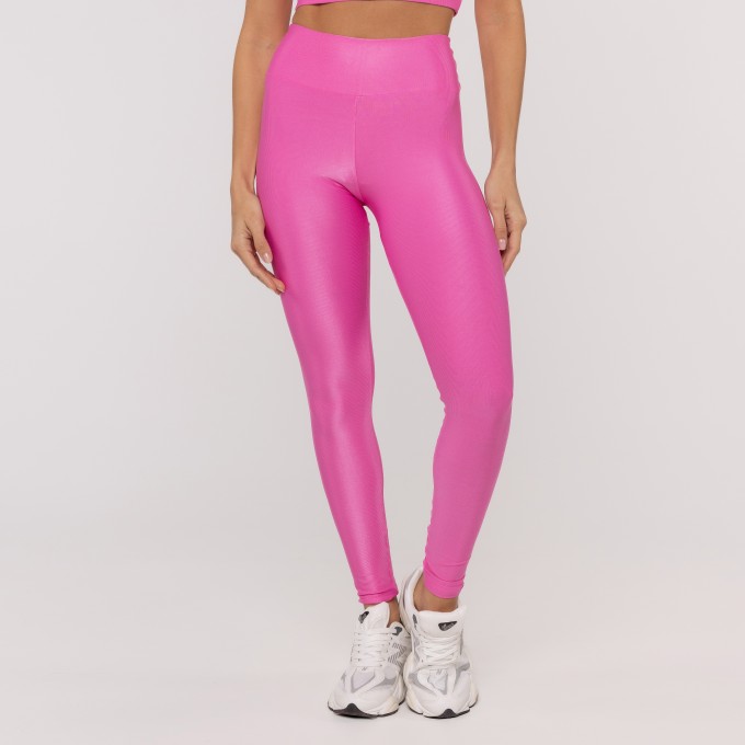 Calça Legging Wonder Rosa Chiclete em Poliamida