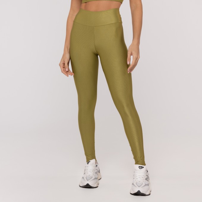 Calça Legging Wonder Pistache em Poliamida