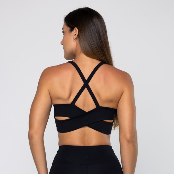 Top Force Cruzado Nas Costas Preto