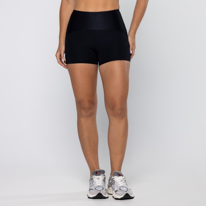 Short Force Texturizado Preto